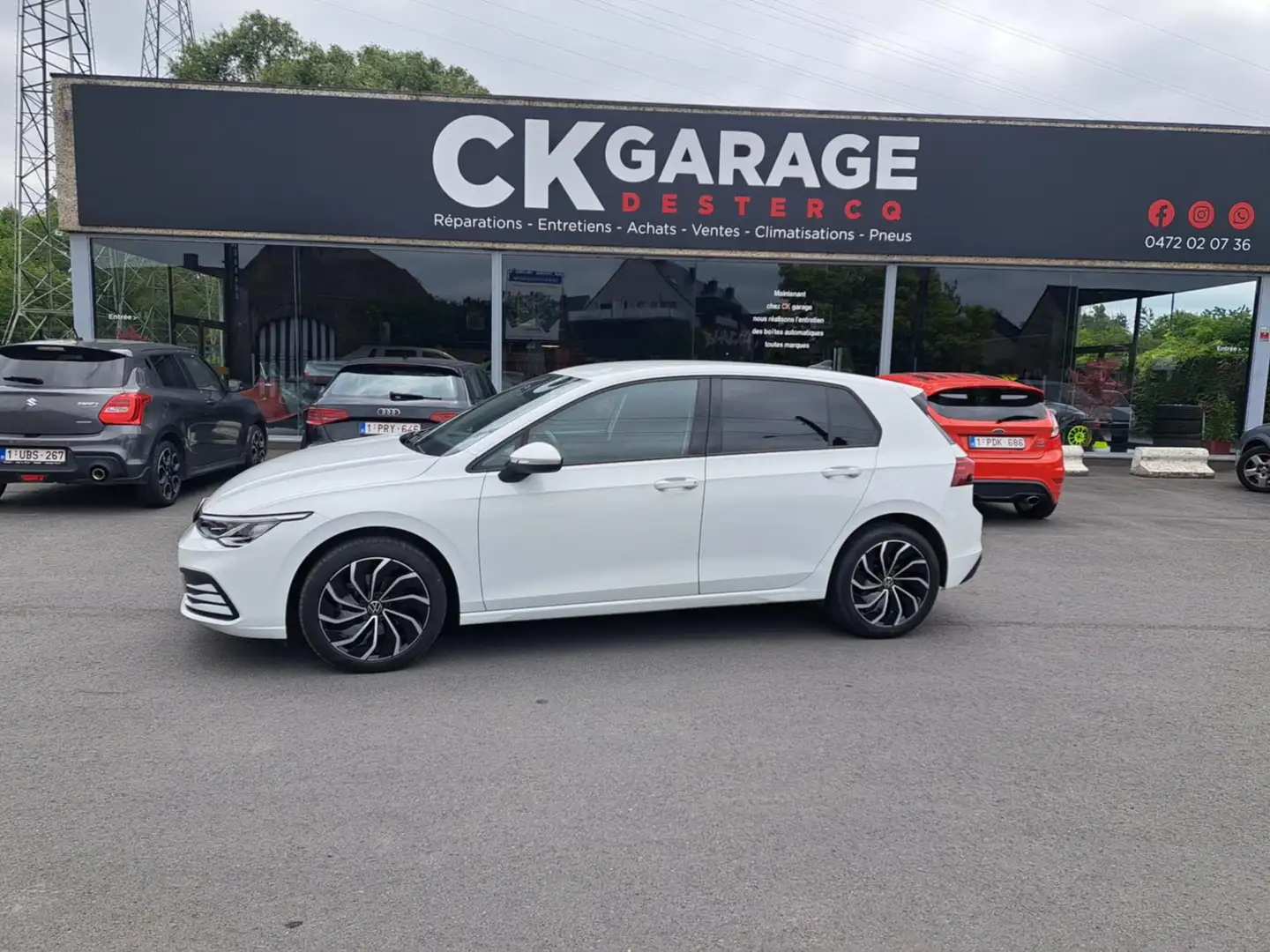 Volkswagen Golf 1.0 TSI Active OPF Blanc - 2