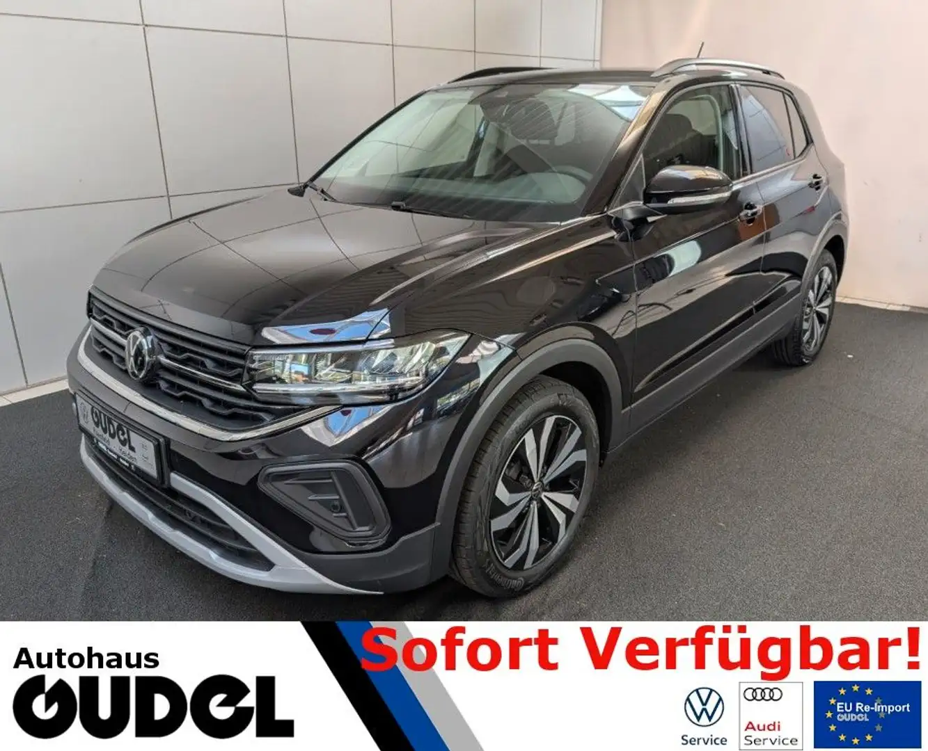 Volkswagen T-Cross 1.0 TSI DSG Life AHK 17" Kamera AppC ACC Noir - 1
