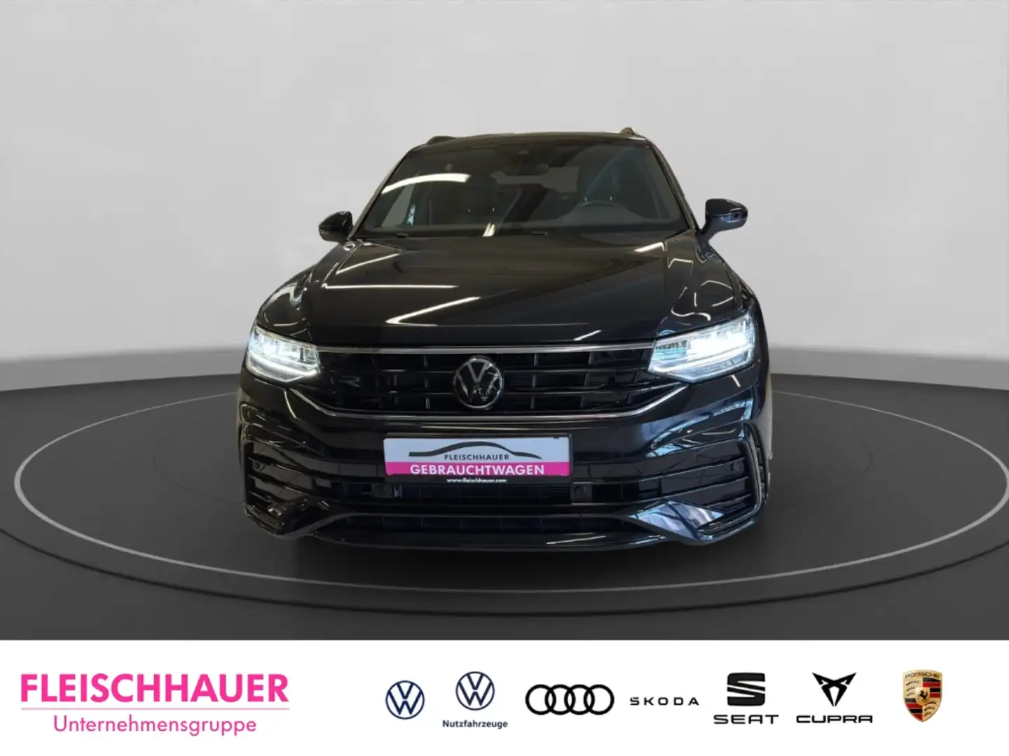 Volkswagen Tiguan R-Line 1.5 TSI LED+AHK+Stdhzg+20''+H&K+App-connect Schwarz - 2