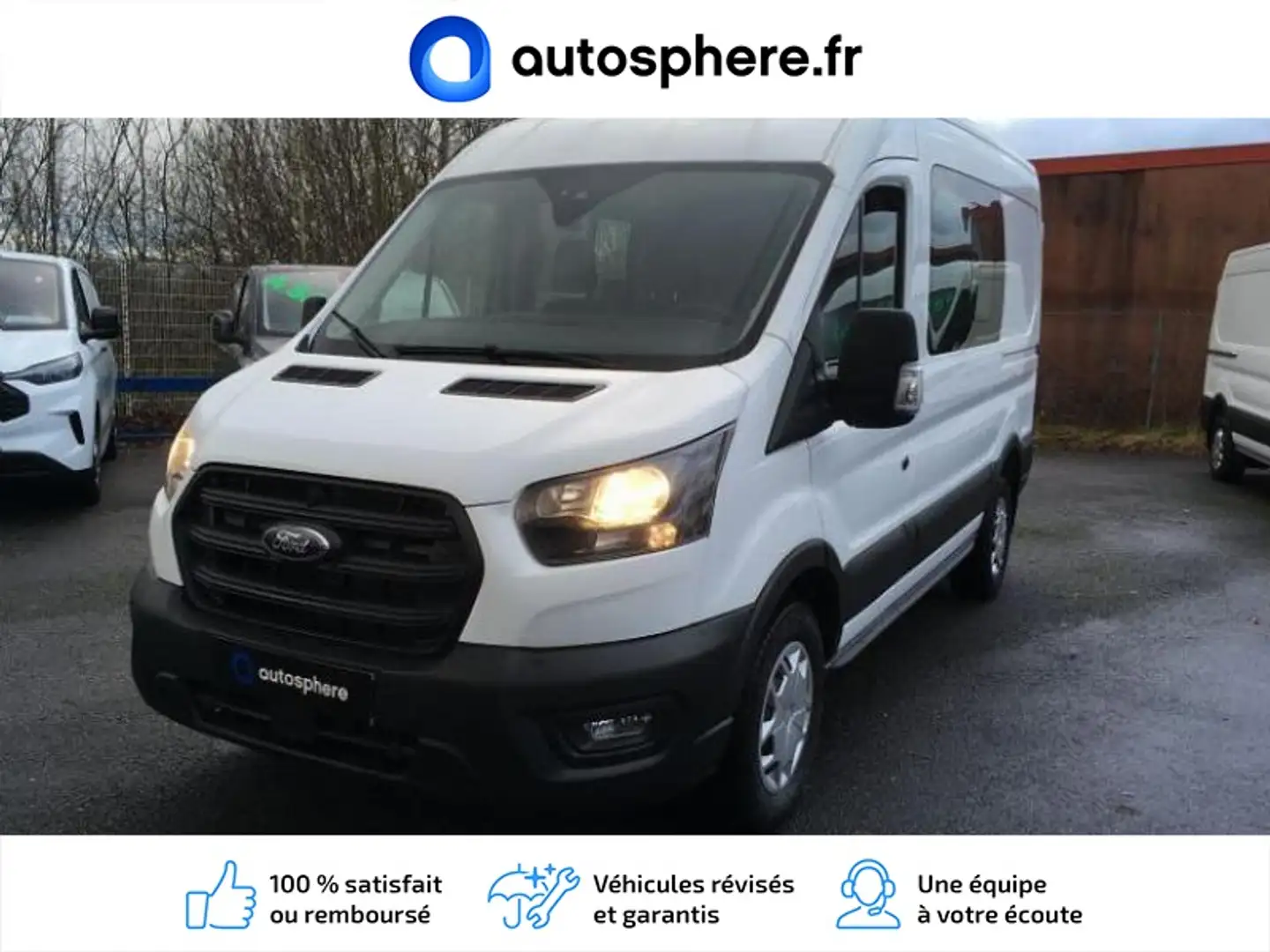 Ford Transit T350 L2H2 2.0 EcoBlue 130ch Cabine Approfondie Tre - 1
