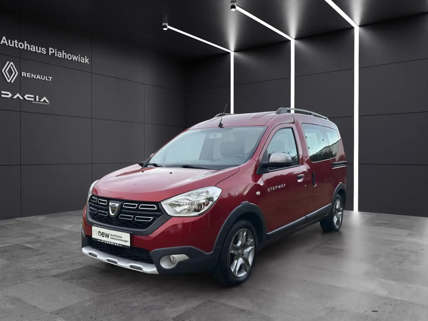 Dacia Dokker Stepway TCe 130 Navi Klimaanlage Tempomat Rouge - 1