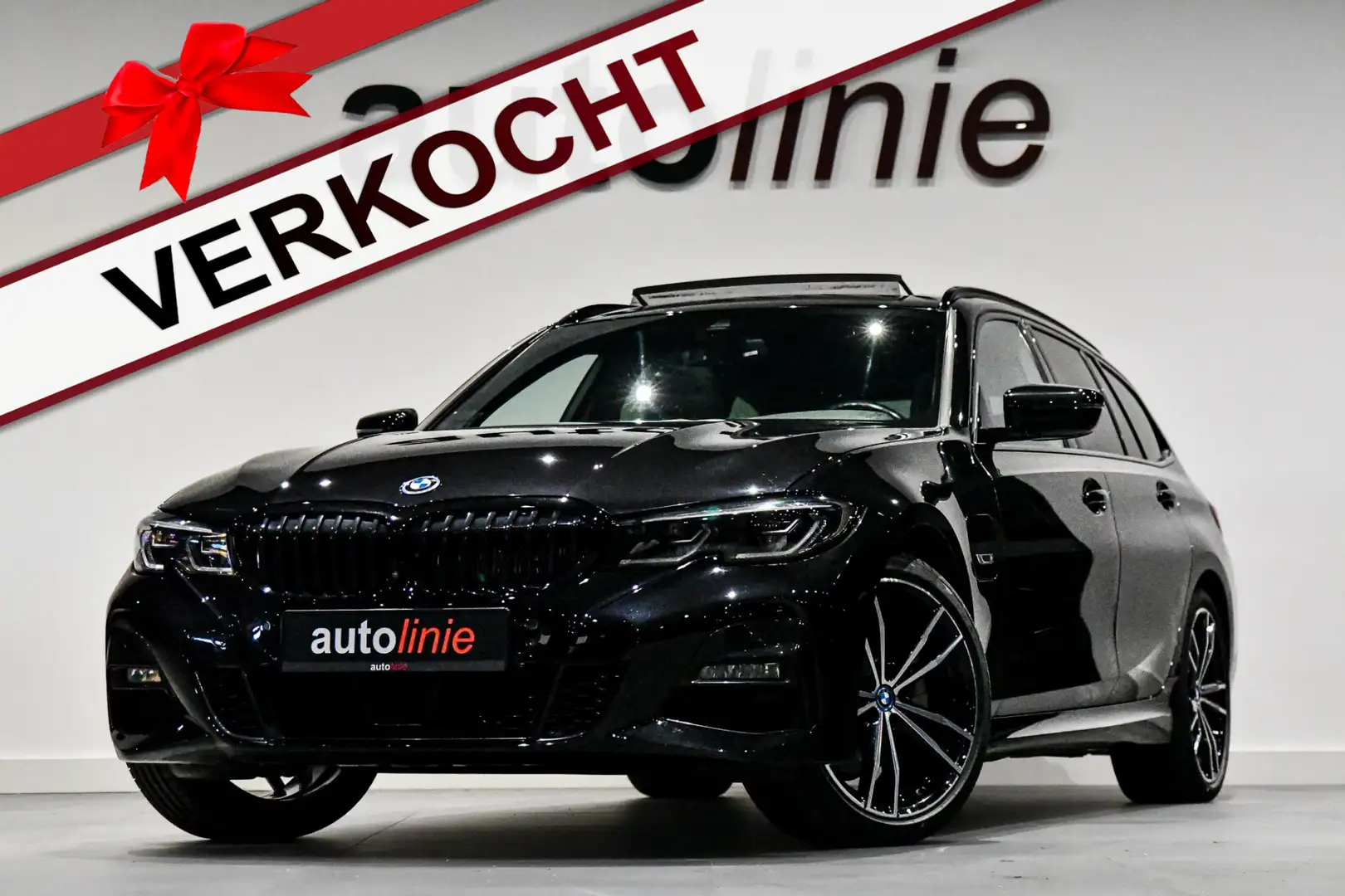 BMW 320 3-serie Touring 320e M-Sport BTW. Pano, Laser, Mem Schwarz - 1