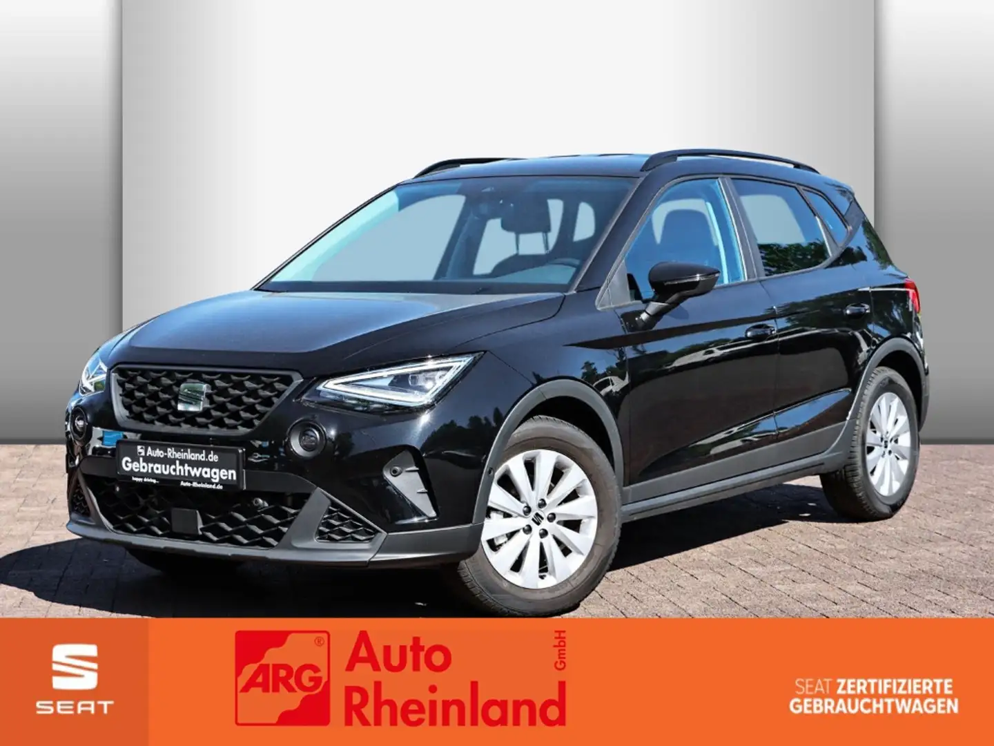 SEAT Arona Style 1.0 TSI DSG VOLL LED/NAVI/PARKLENK. Schwarz - 1