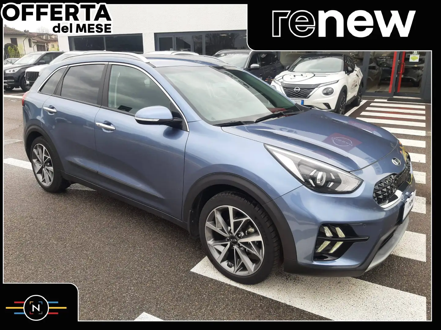 Kia Niro Niro 1.6 gdi hev Style s/Techno Pack dct Blauw - 1