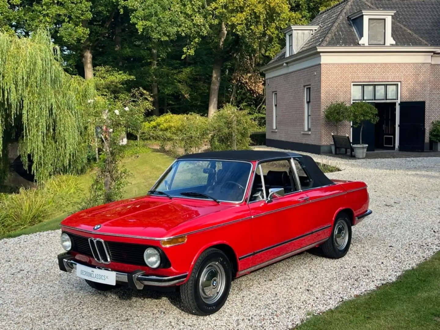 BMW 2002 Baur Cabriolet ORIGINEEL NL #BEAUTY Piros - 1