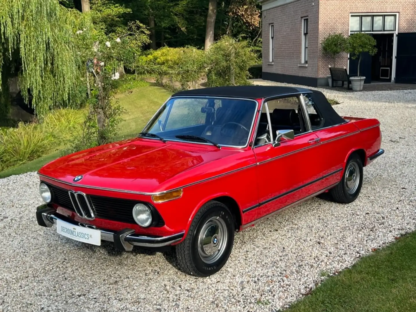 BMW 2002 Baur Cabriolet ORIGINEEL NL #BEAUTY Piros - 2