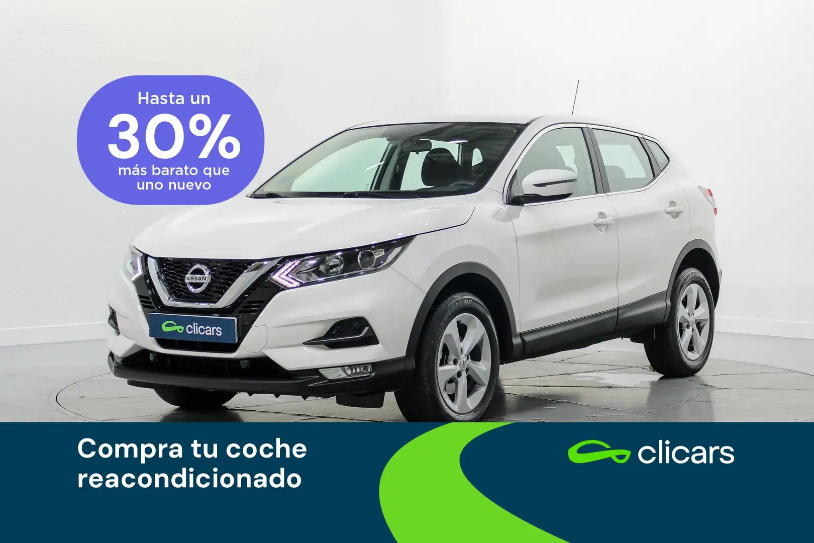 Nissan Qashqai 1.5dCi Acenta 4x2 85kW Blanco - 1