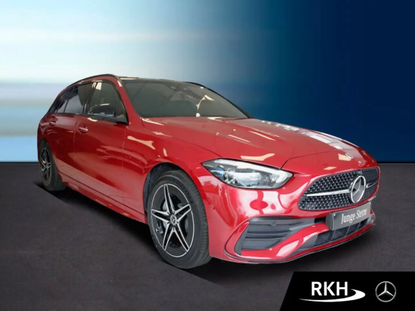 Mercedes-Benz C 300 C 300e T-Modell Distr/Mem/Pano/Head-Up/Burm/360° Roşu - 2