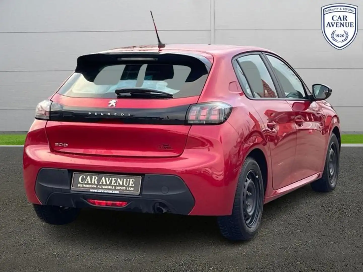 Peugeot 208 1.2 PureTech 100ch S\u0026S Allure Pack EAT8 Rouge - 2