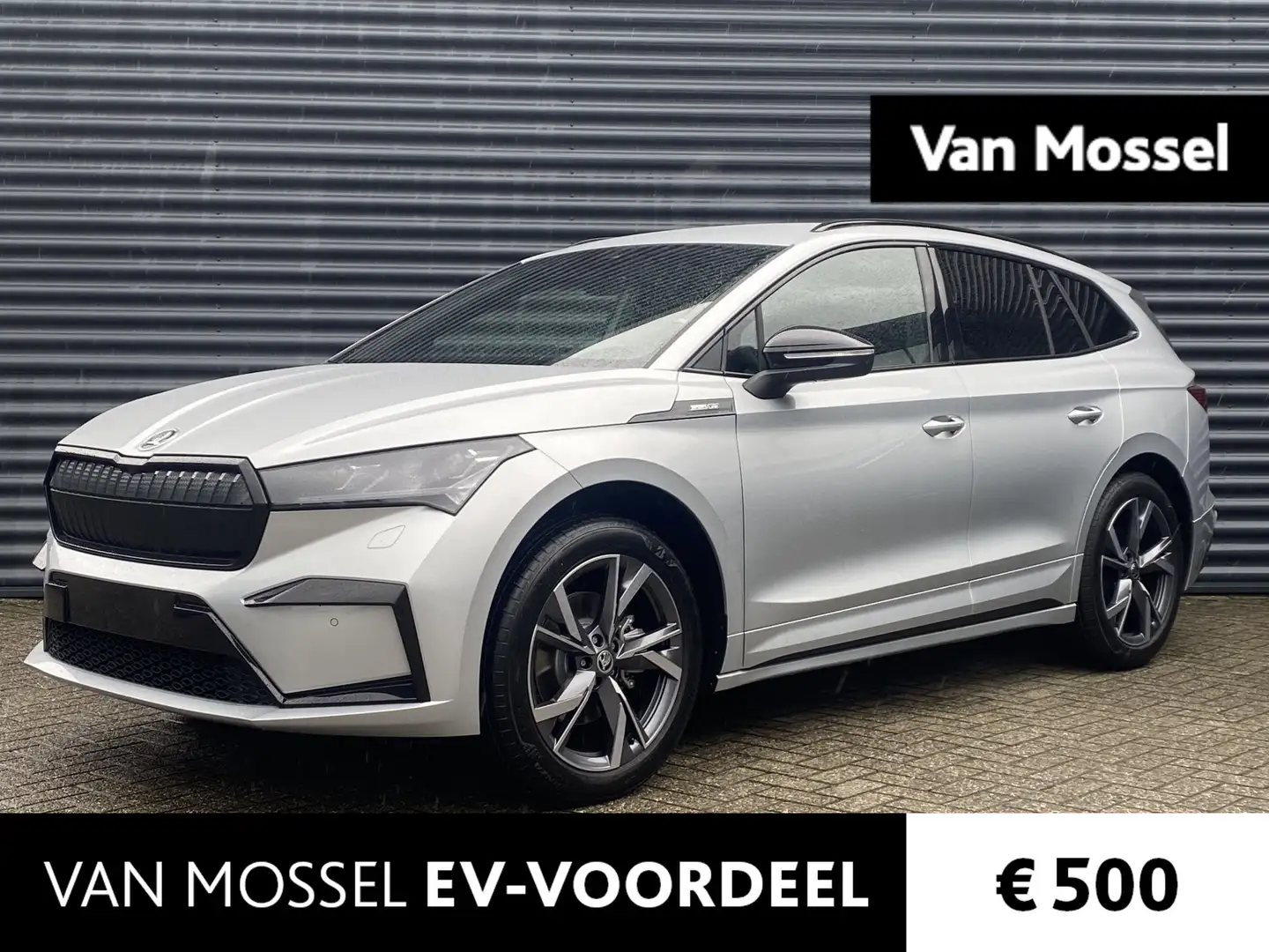 Skoda Enyaq iV 60 Sportline 58 kWh 180 PK | Automaat | Matrix Zilver - 1
