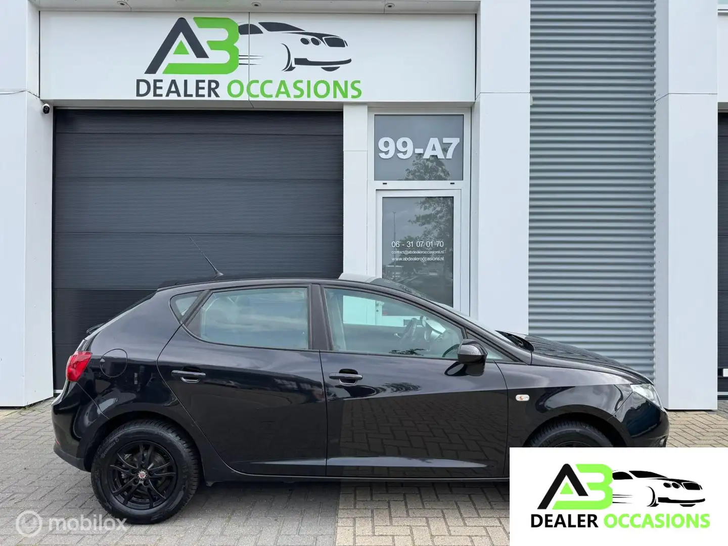 SEAT Ibiza 1.4 Sport 5Drs-Airco-Carplay-Sport Vlg-Apk Zwart - 2