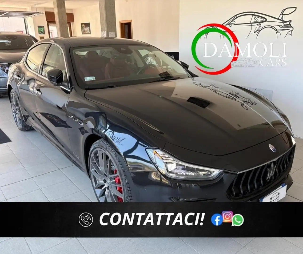 Maserati Ghibli Ghibli 3.0 V6 ds Gransport 250cv auto my19 Nero - 1