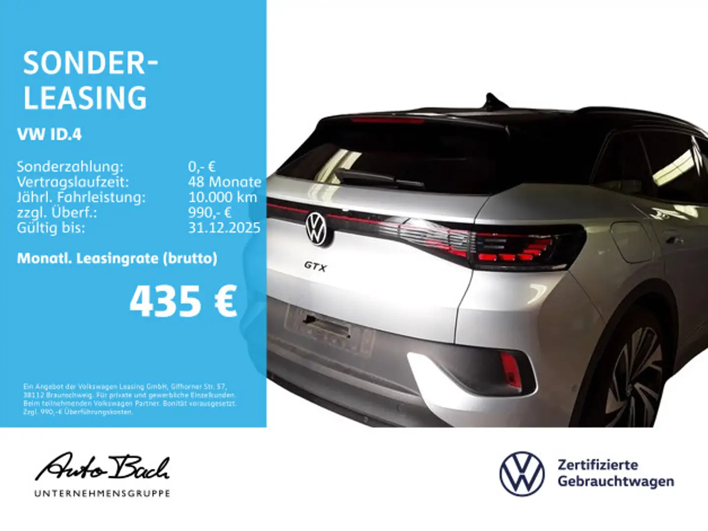 Volkswagen ID.4 GTX, Augmented-Reality-Head-up-Display, AHK Silber - 2