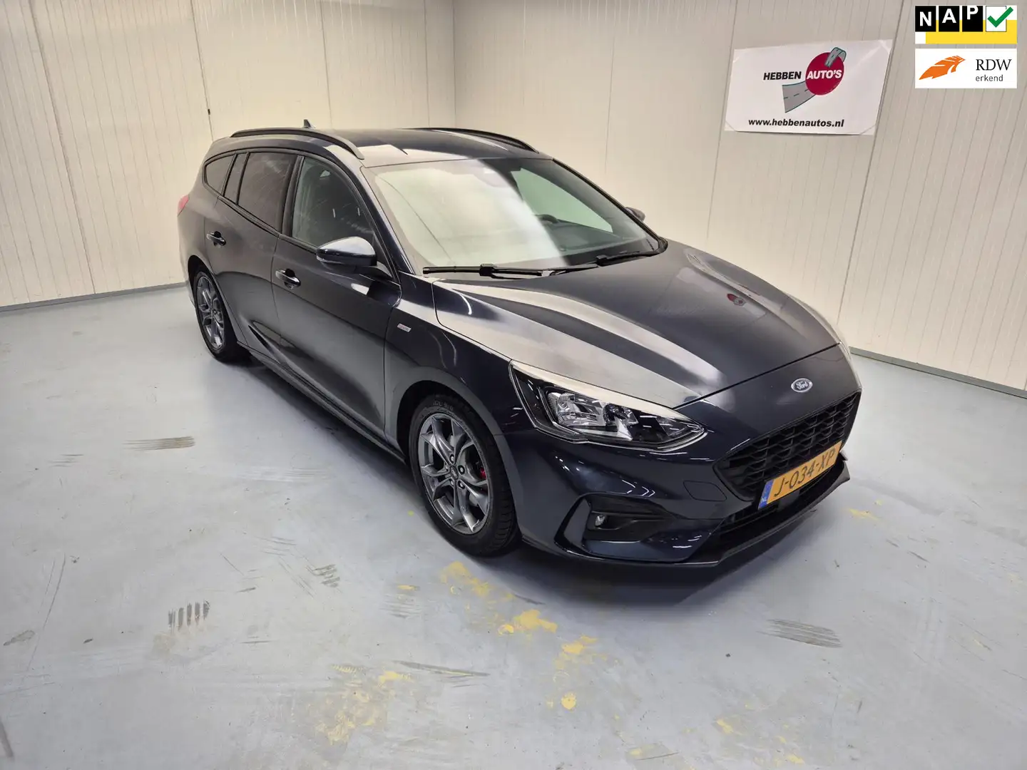 Ford Focus Wagon 1.0 EcoBoost Hybrid ST Line X Business Navi Bleu - 1