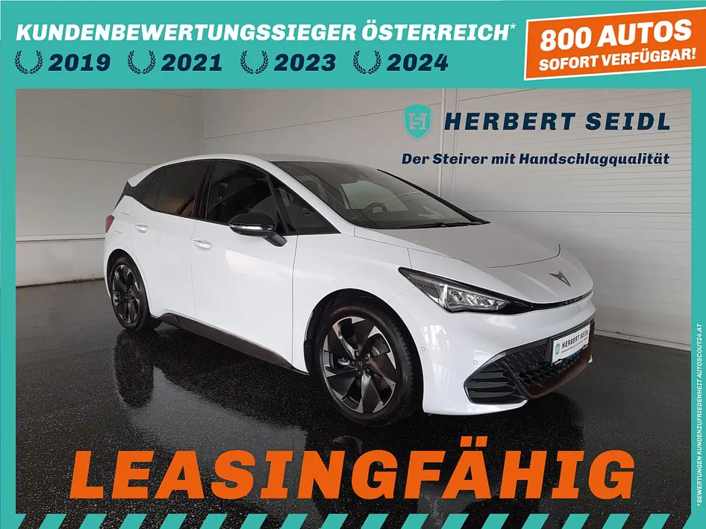 CUPRA Born 58/62kWh *19 ZOLL / LED & FLA / VIRTUELL / NAVI... Weiß - 1