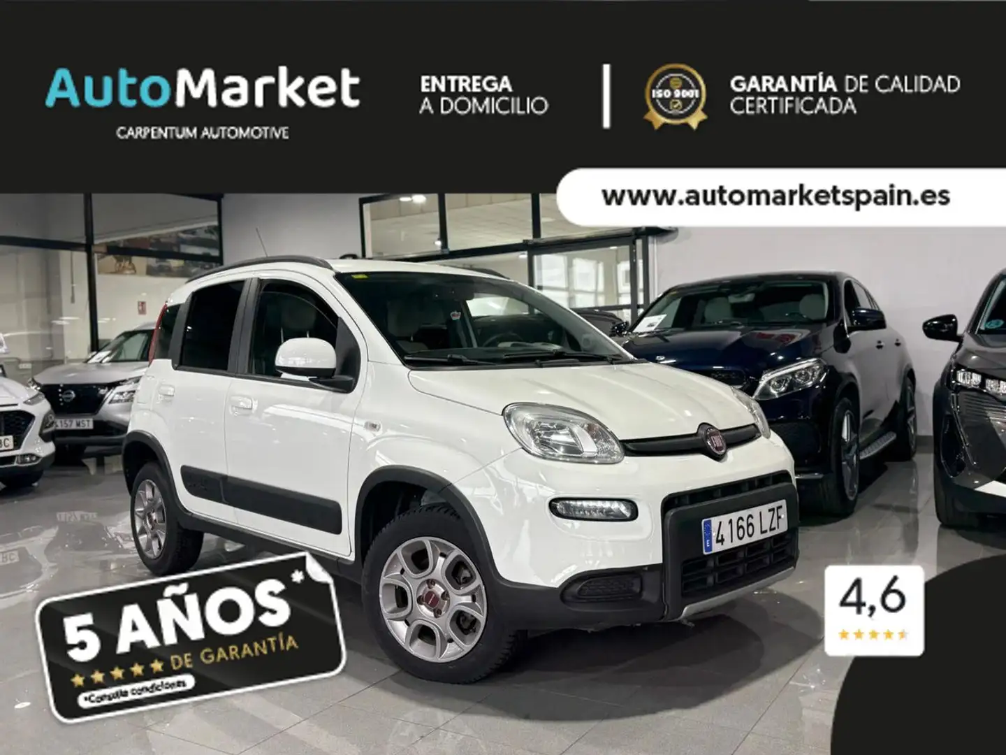 Fiat Panda 1.3 Mjt 4x4 E5+ Blanco - 1