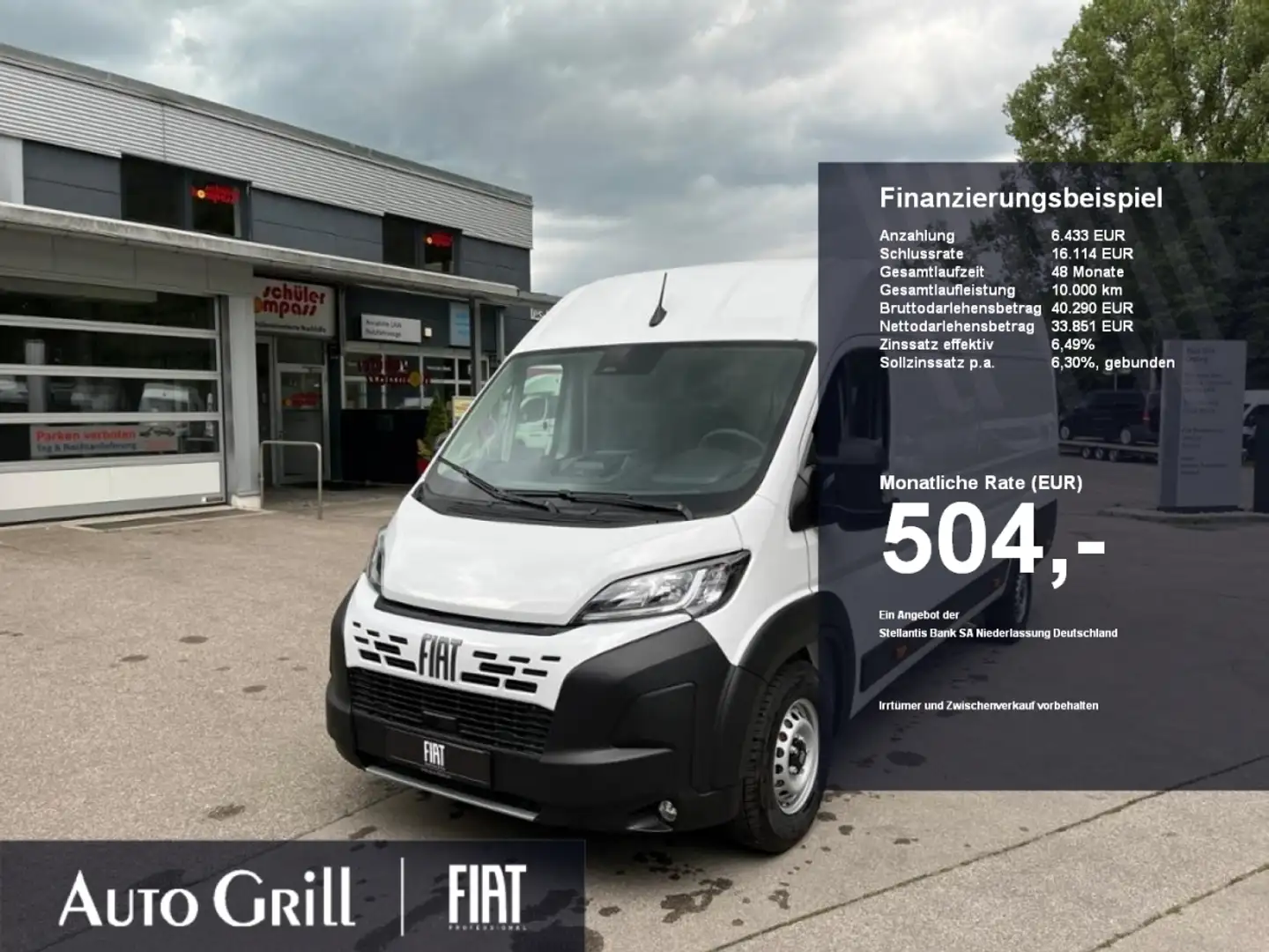 Fiat Ducato Maxi 35 L4H2 RüKa CarPlay Allwetter Klima Wit - 1