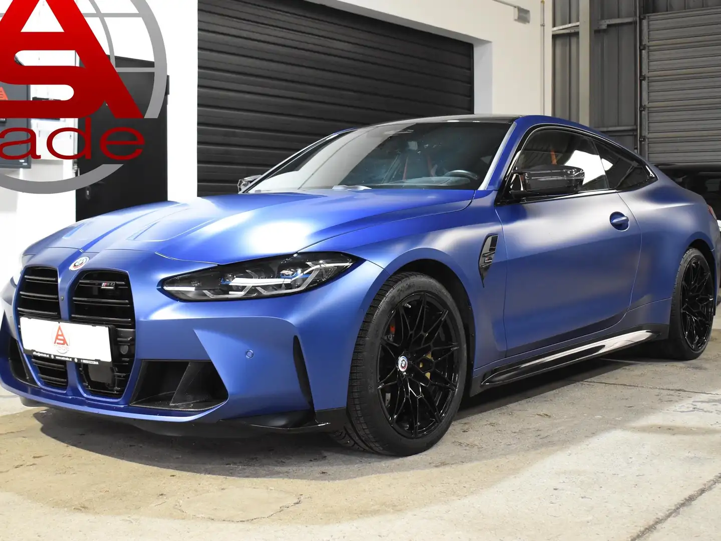 BMW M4 xDrive Compet./Carbon Bremsen/Schalensitze/MATT Blau - 1