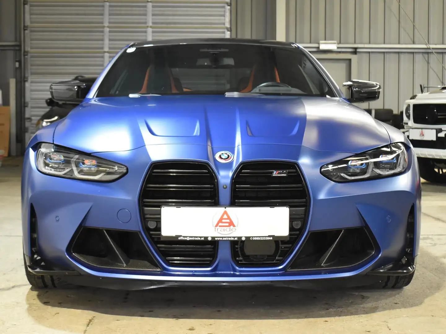 BMW M4 xDrive Compet./Carbon Bremsen/Schalensitze/MATT Blau - 2