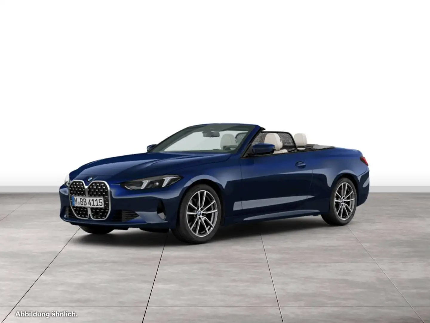 BMW 420 i Cabrio Blau - 1