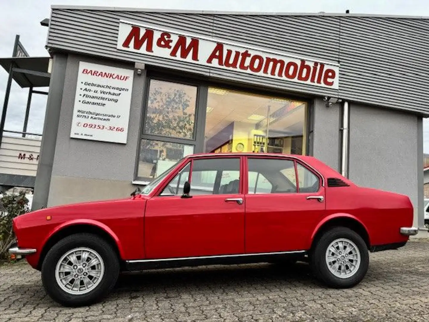 Alfa Romeo Alfetta 1.6 Lim. H-Kennzeichen *Oldtimer+92tkm** Rot - 1
