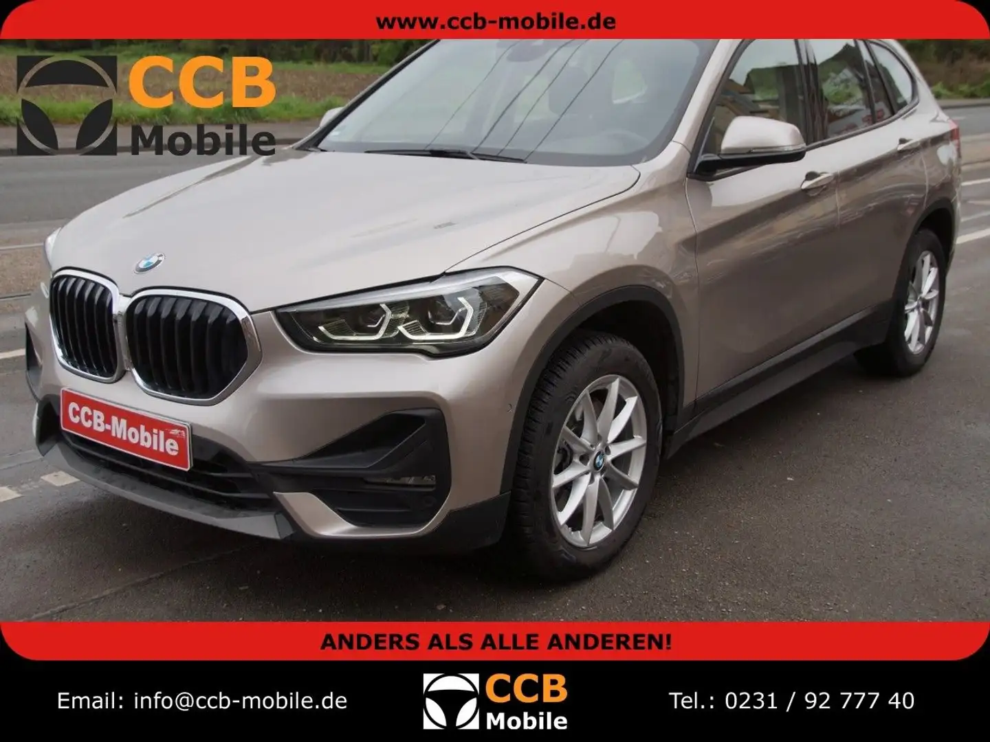 BMW X1 xDrive 20 d *2HD*ALLRAD*NAVI*DAB*LED* Plateado - 1