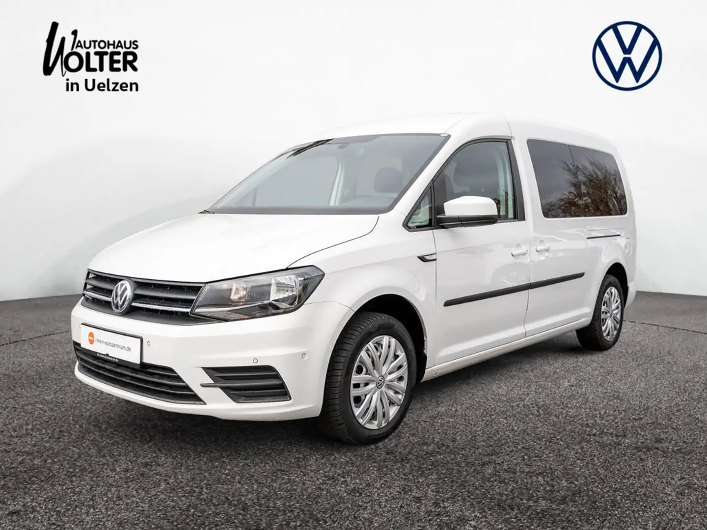 Volkswagen Caddy Maxi 2.0 TDI Rollstuhl Rampe Weiß - 1