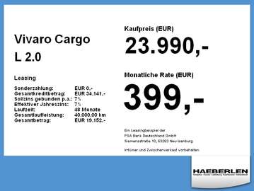 Cargo L 2.0 Automatik Kam.+PDC+AUT