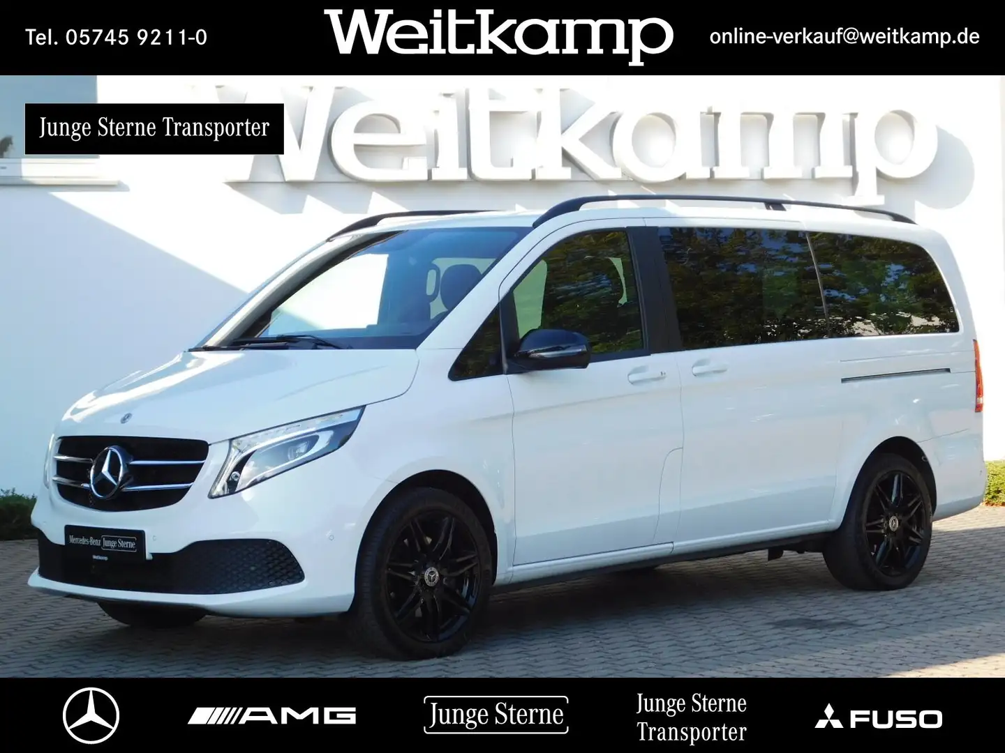 Mercedes-Benz V 300 V 300 d 4M EDITION Lang MBUX+LED+AHK+STHZ+UVM. Blanc - 1