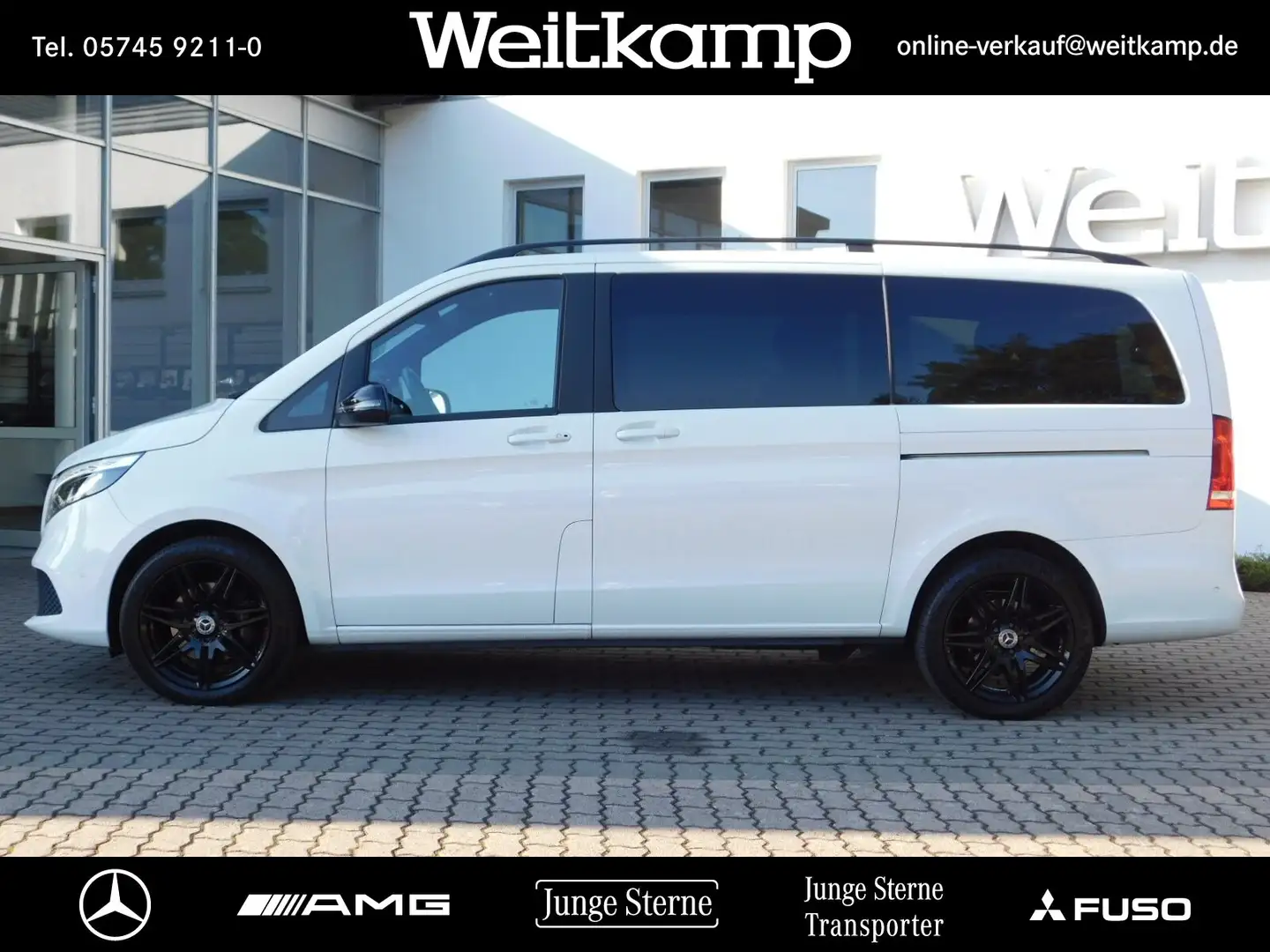 Mercedes-Benz V 300 V 300 d 4M EDITION Lang MBUX+LED+AHK+STHZ+UVM. Blanc - 2