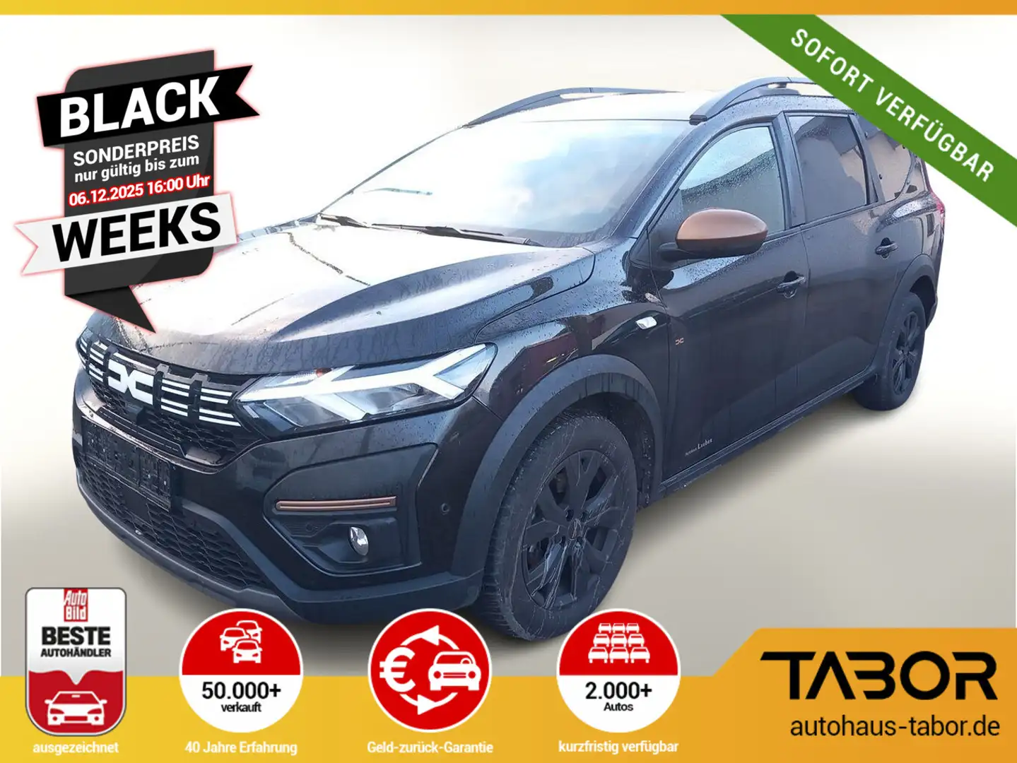 Dacia Jogger 1.0 TCe 100 ECO-G Extreme+ 7S Nav UVP-13%* Schwarz - 1