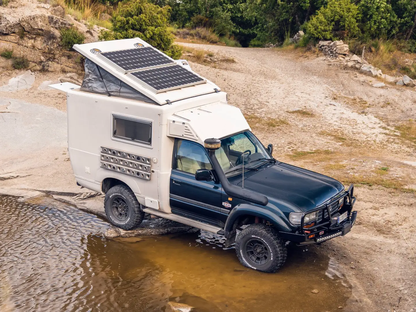 Toyota HDJ 80 Camper Verde - 2