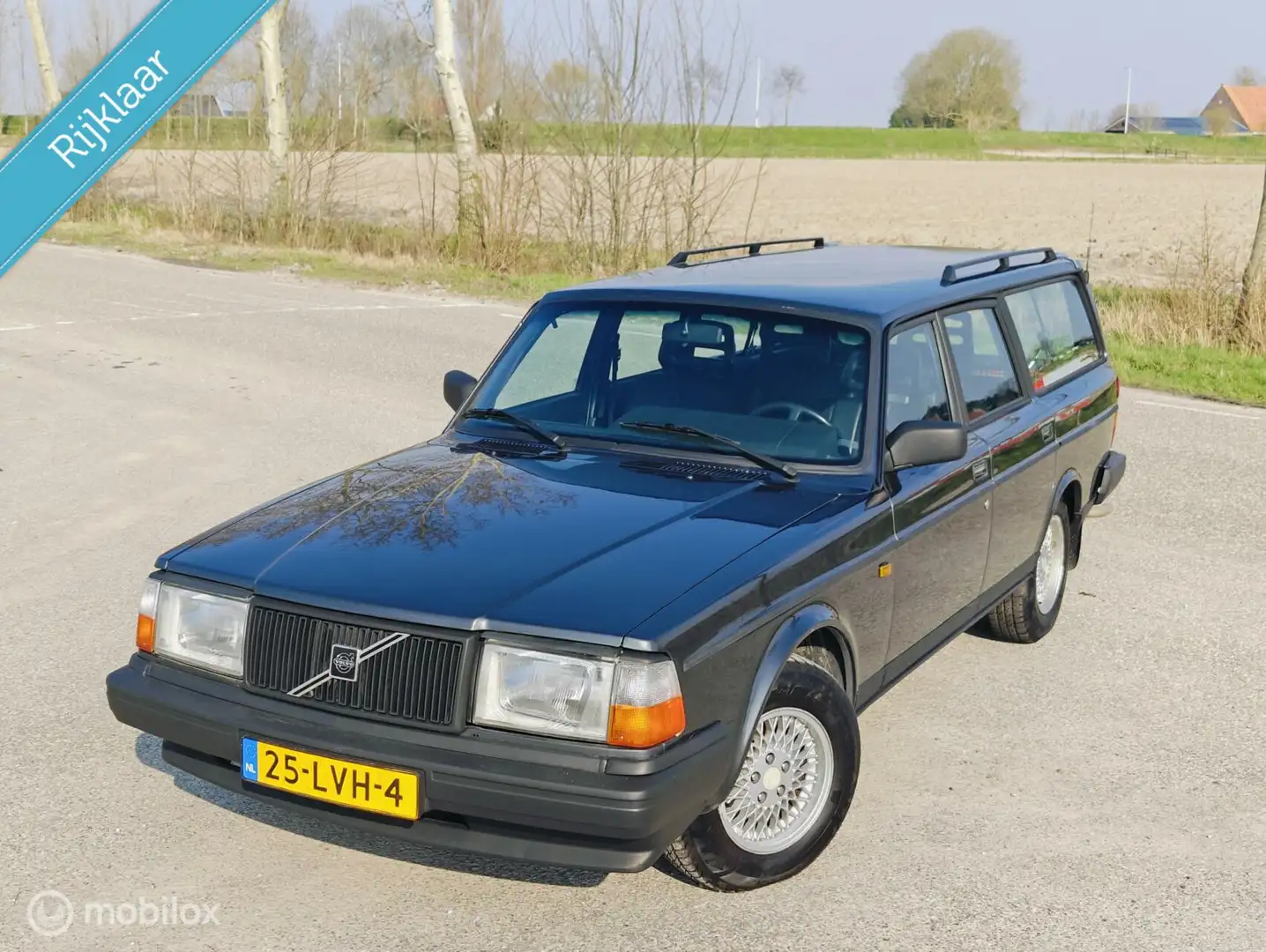 Volvo 240 2.3 GL airco lage kmstand Grijs - 2