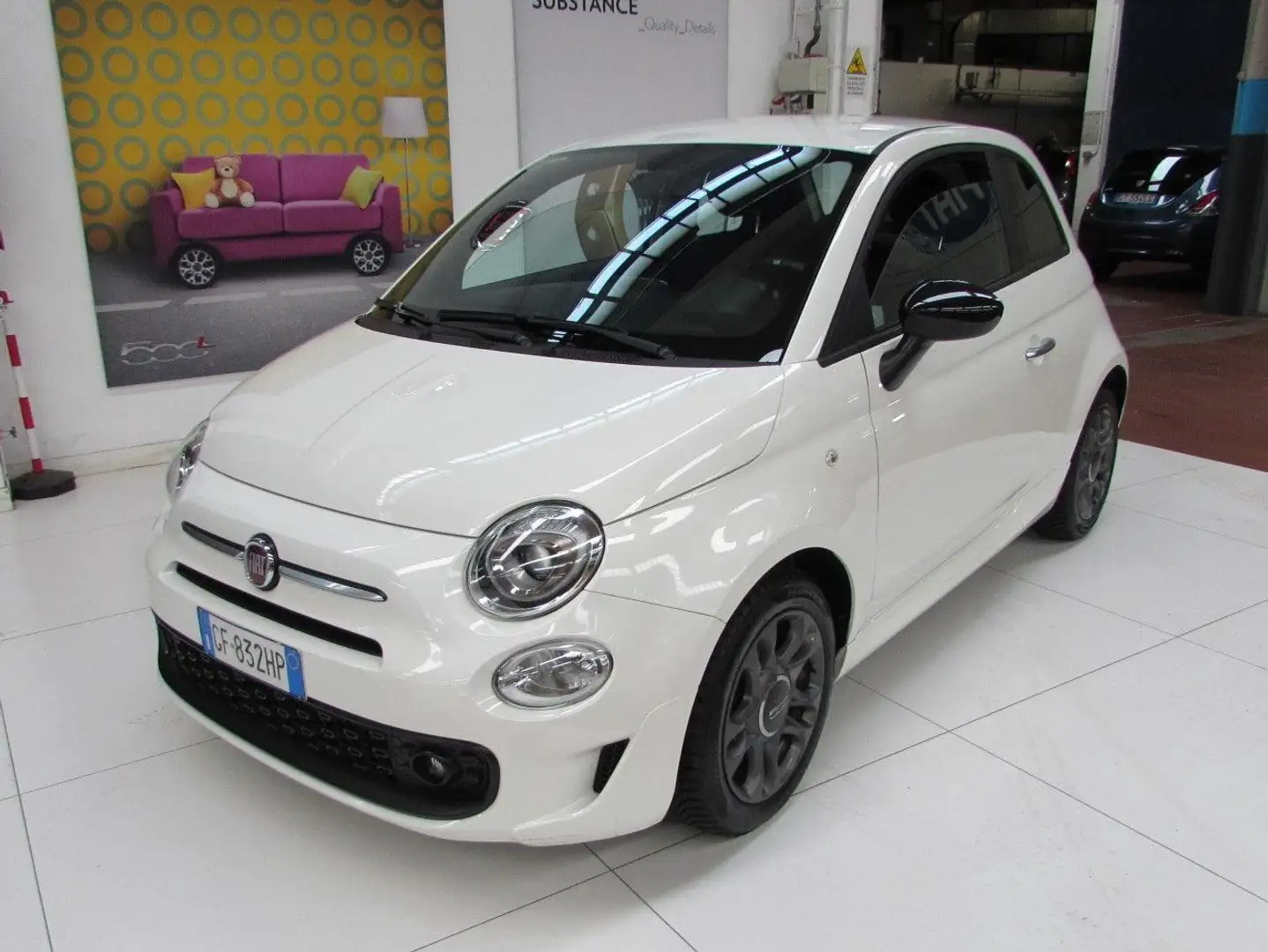 Fiat 500 500  hybrid Connect 70cv NAVIGATORE Weiß - 1