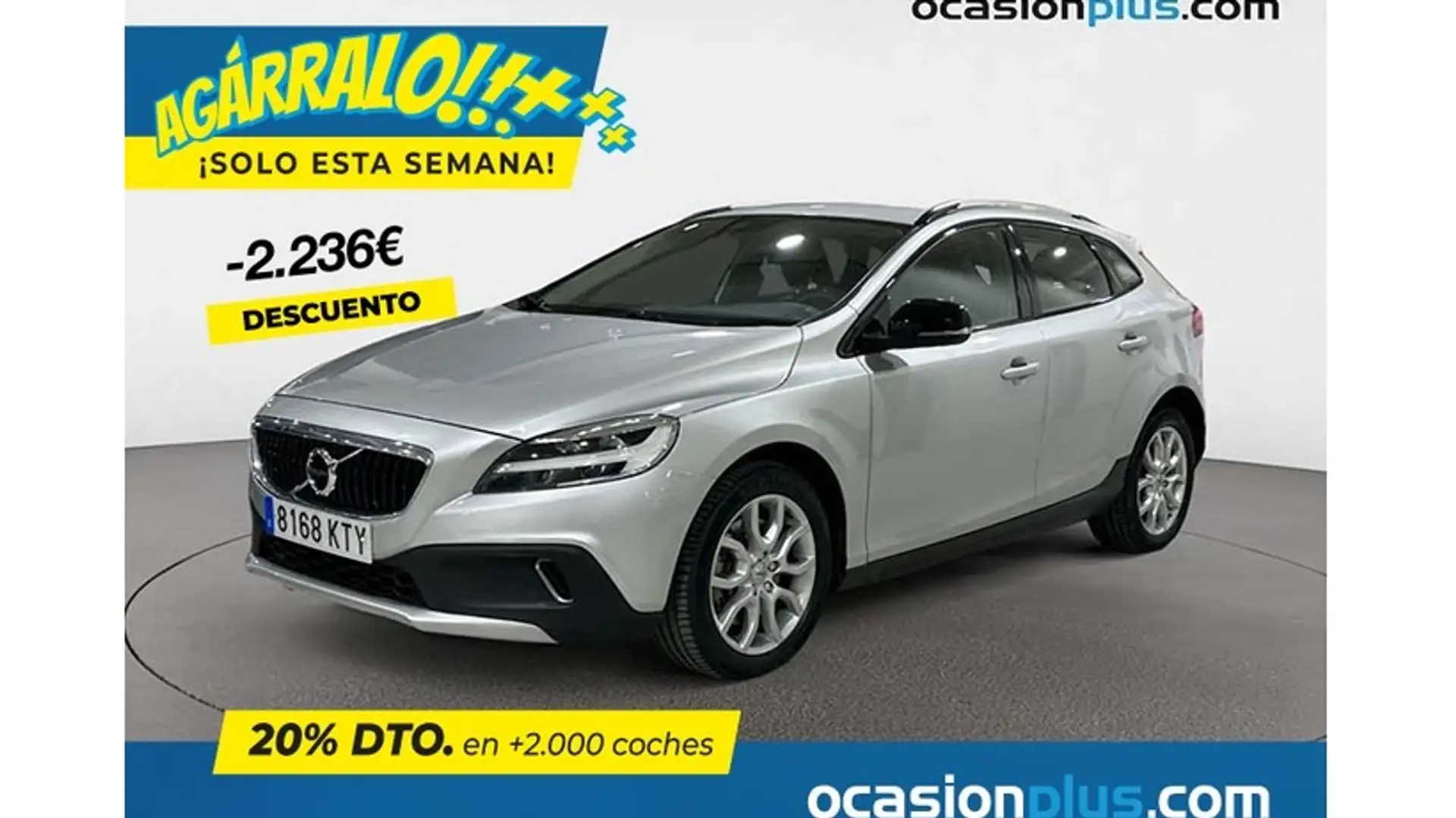 Volvo V40 Cross Country T3 Pro Aut. Argento - 1