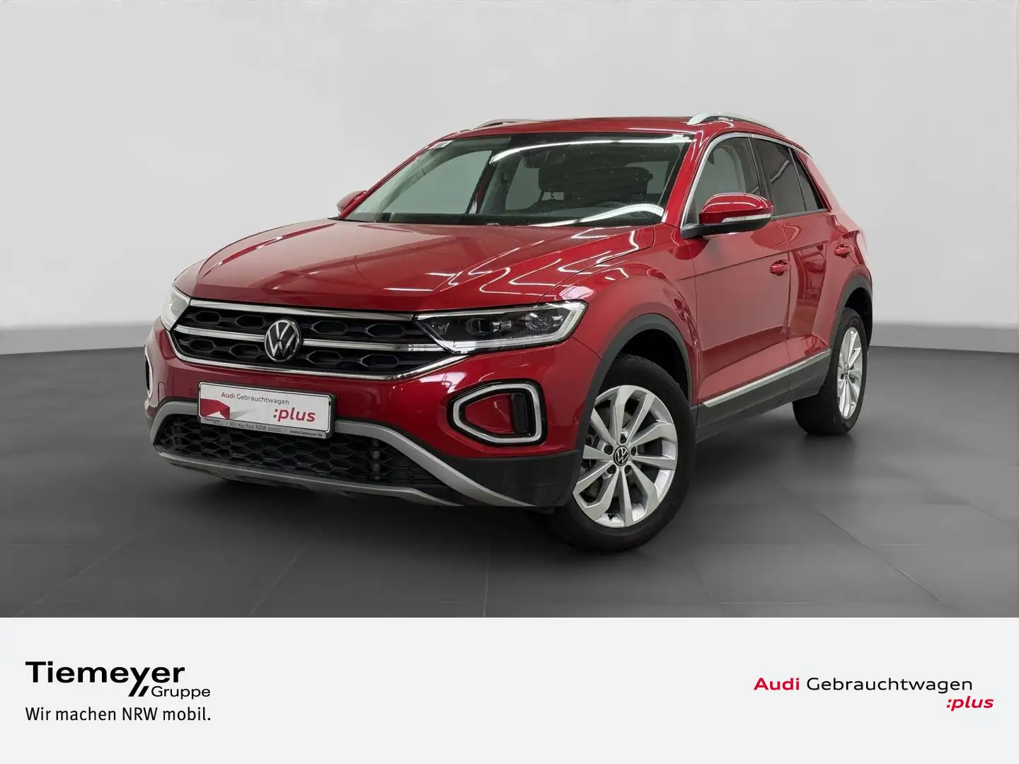 Volkswagen T-Roc 2.0 TDI DSG STYLE ST.HEIZ NAVI AHK KAMERA Rot - 1