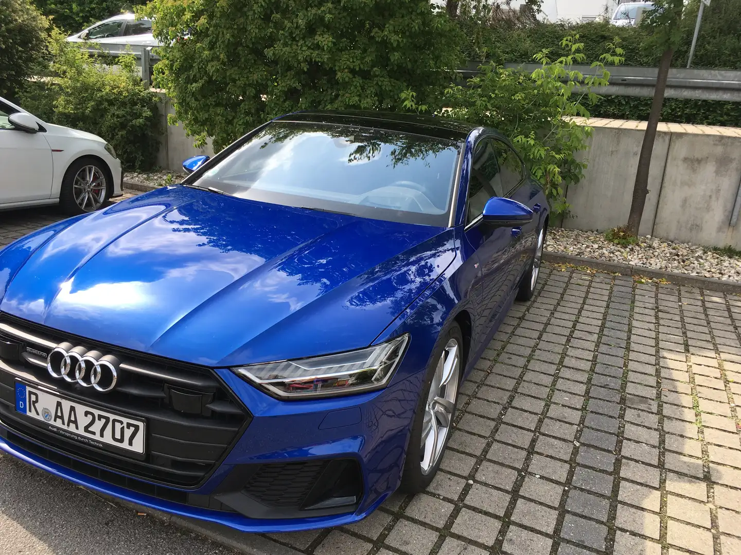 Audi A7 55 basis TFSI quattro Blau - 1