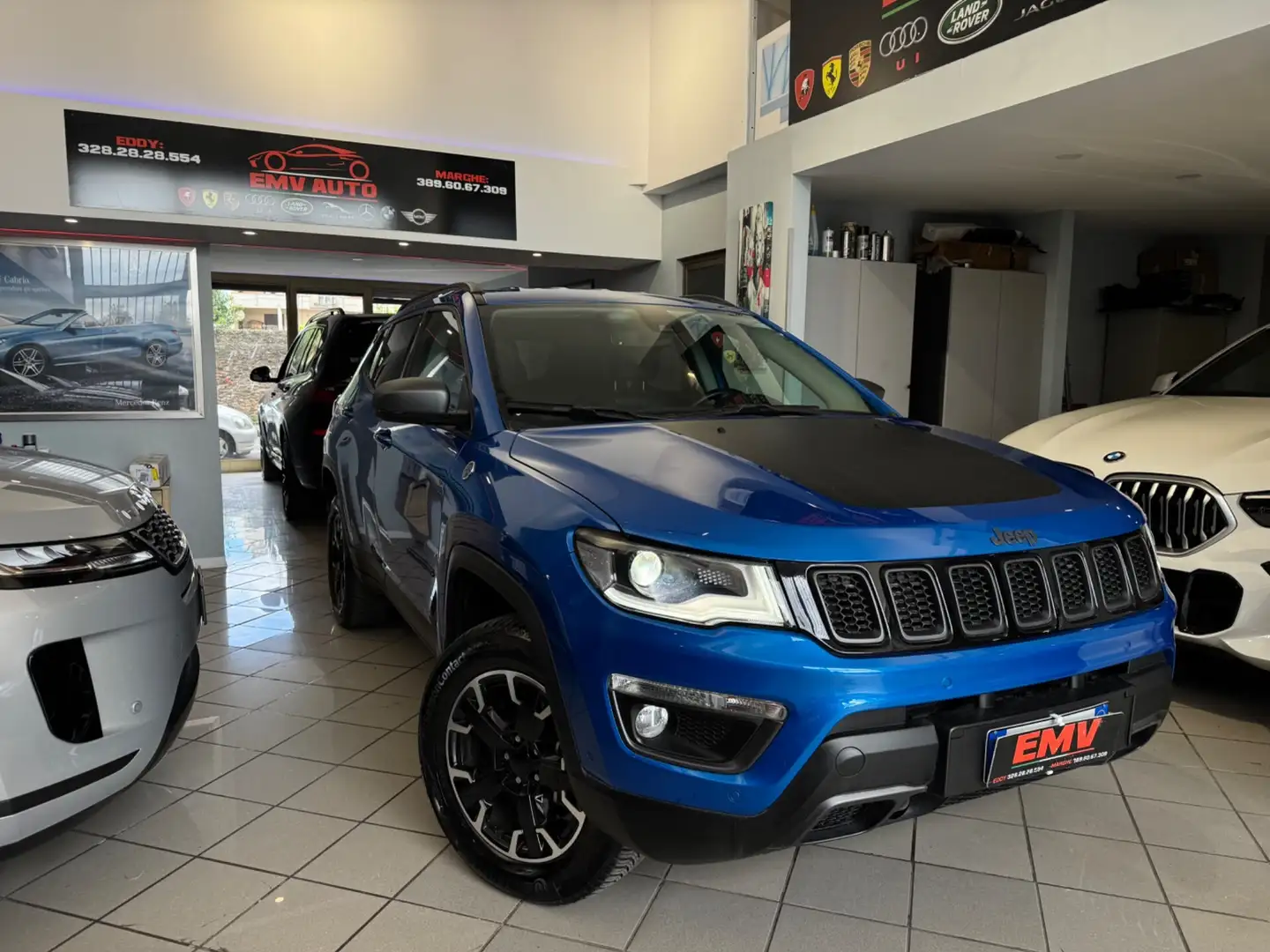 Jeep Compass 1.3 Turbo T4 179 CV PHEV AT6 4xe Trailhawk Blu/Azzurro - 1