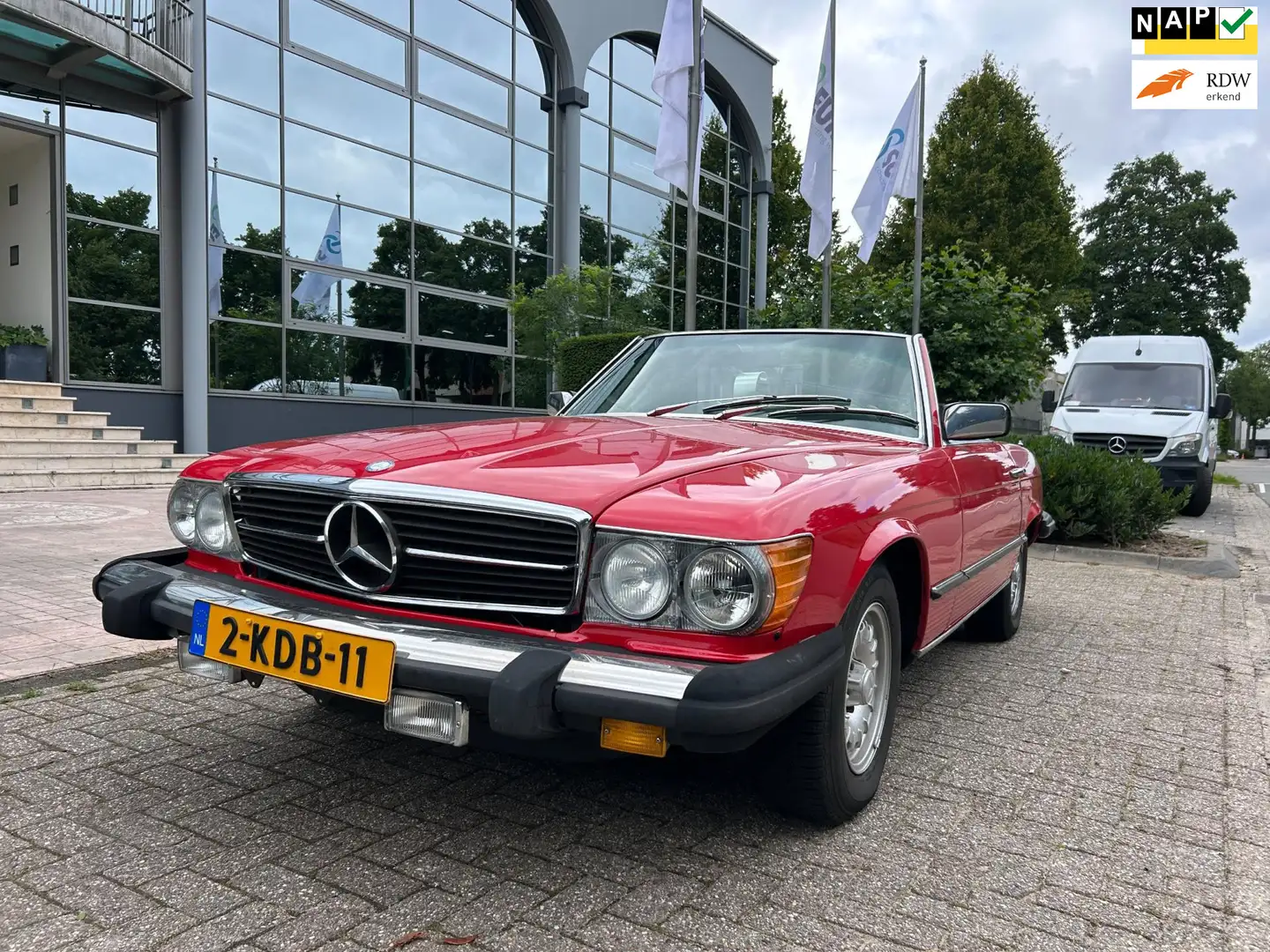 Mercedes-Benz SL 450 SL roadster aut , hardtop,nieuwe apk Rood - 1