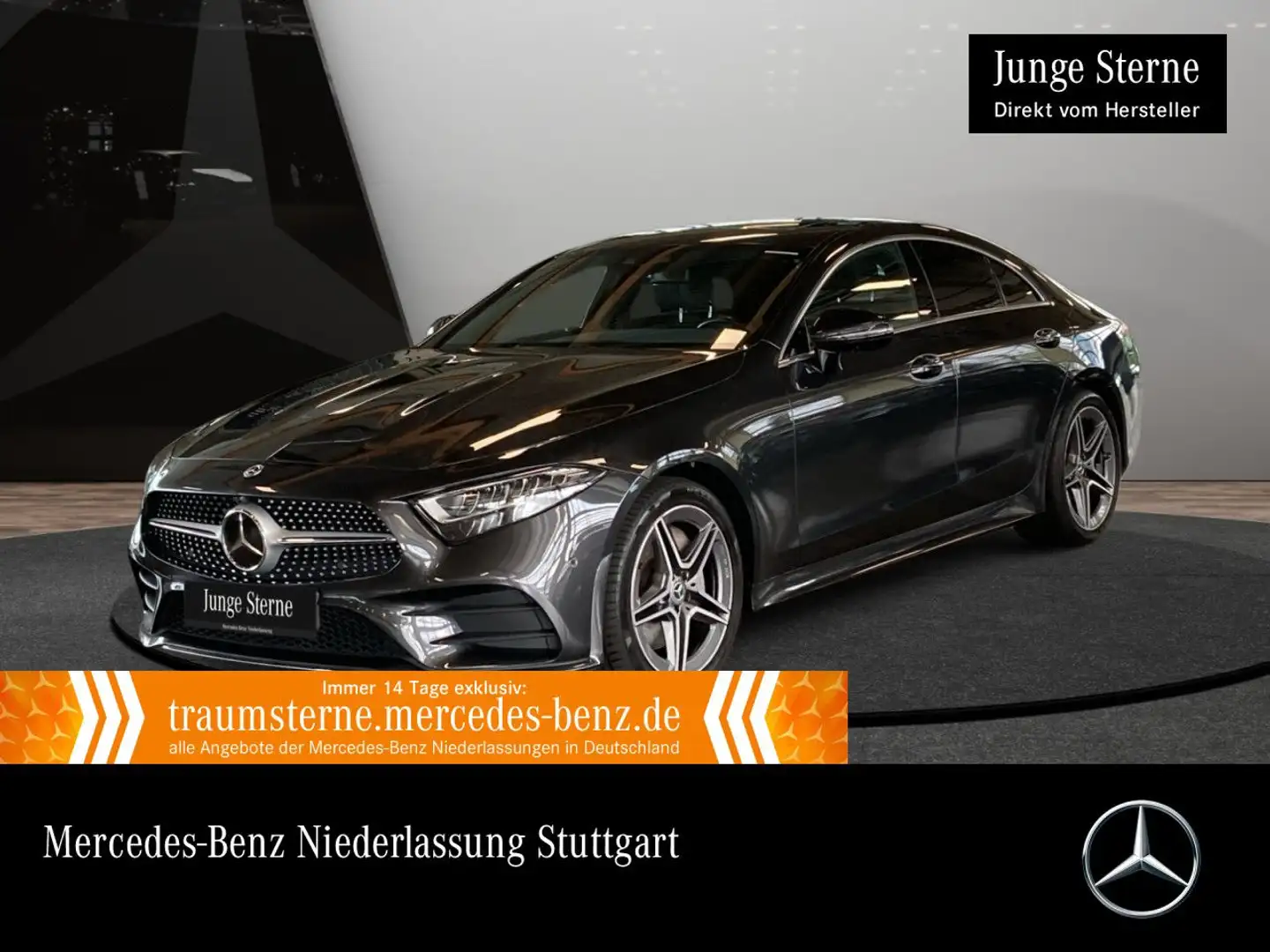 Mercedes-Benz CLS 400 d Cp. 4M AMG WideScreen Burmester Distr. Gris - 1