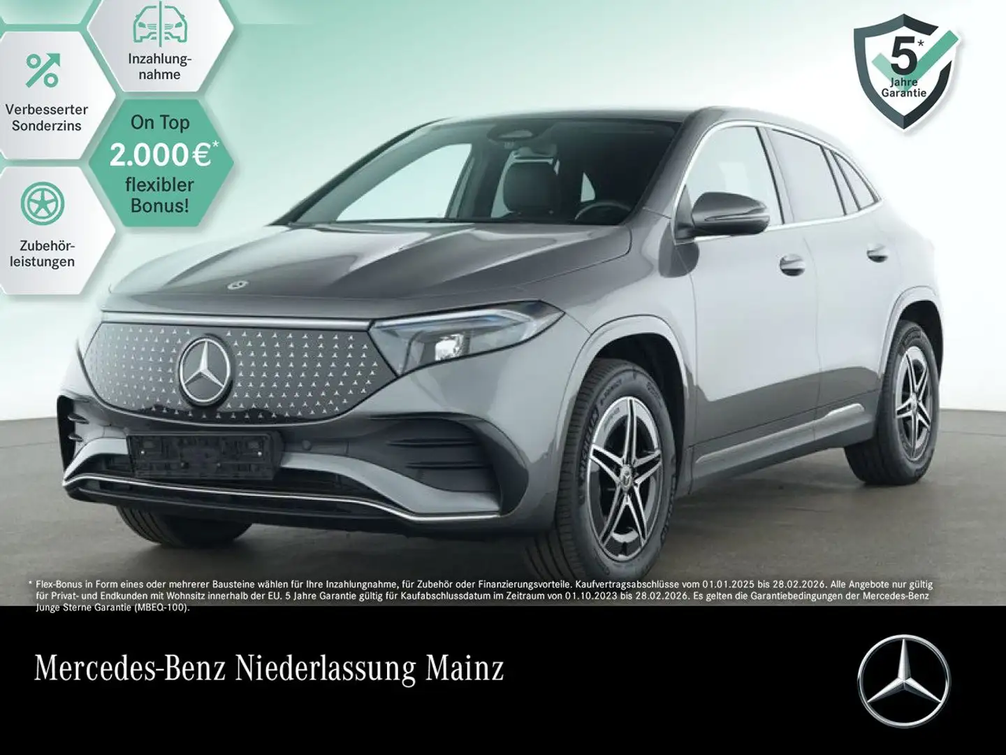 Mercedes-Benz EQA 350 4M AMG+ADVANCED+KAMERA+SPUR Grau - 1