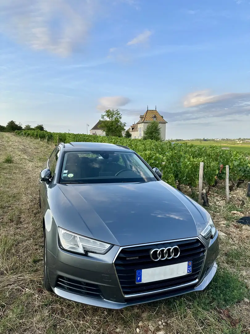 Audi A4 A4 AVANT QUATTRO 2.0 TDI 190ch BVA S-Tronic Gris - 2