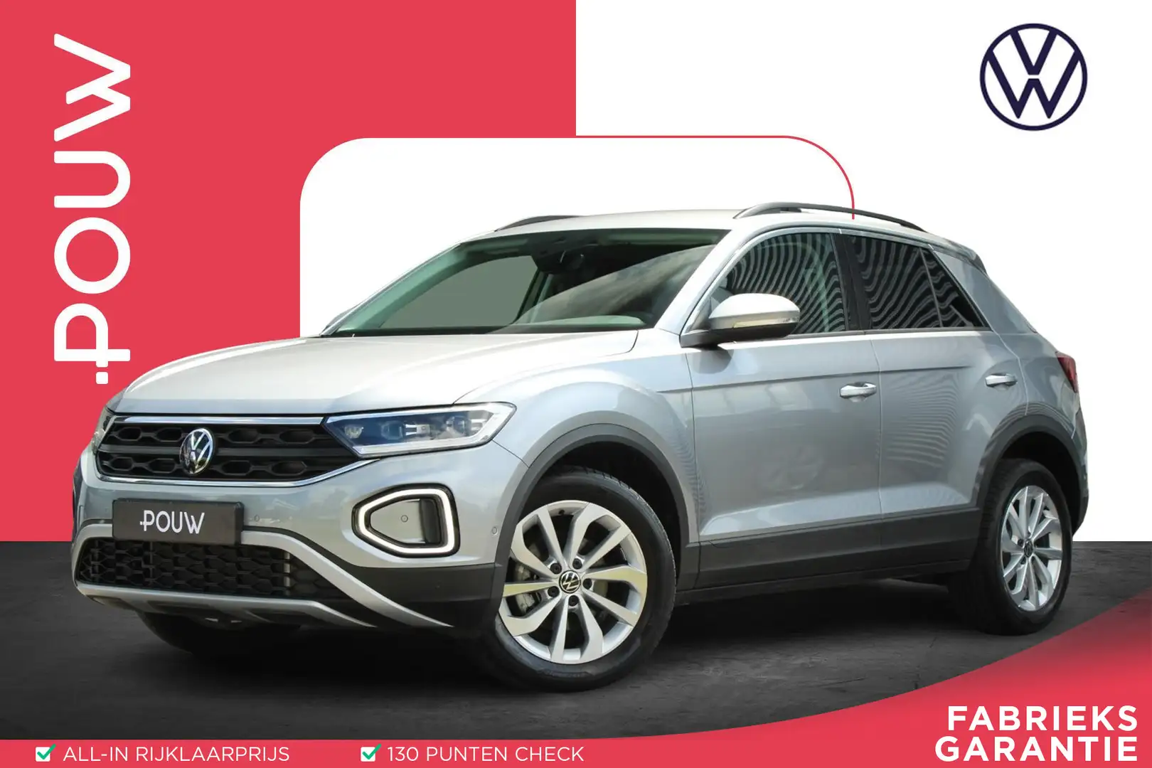 Volkswagen T-Roc 1.5 TSI 150pk Life | IQ Light LED Koplampen | Clim Grijs - 1