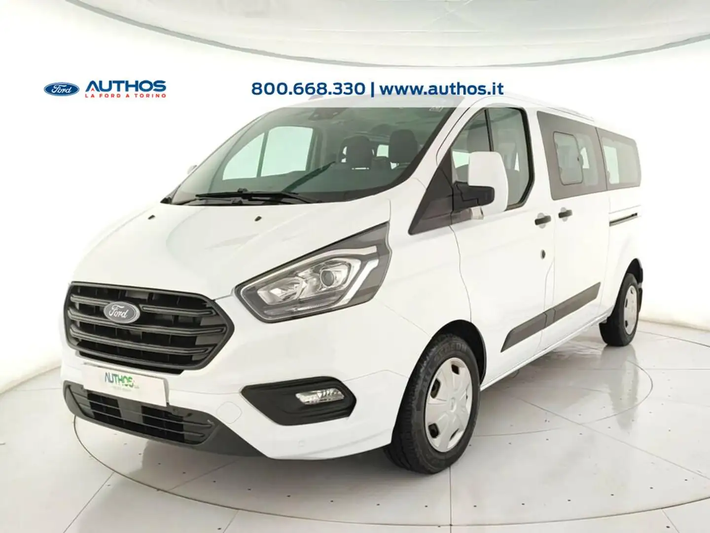 Ford Transit Custom 320 2.0 tdci 130cv Trend combi L2H1 auto E6.2 Bianco - 1