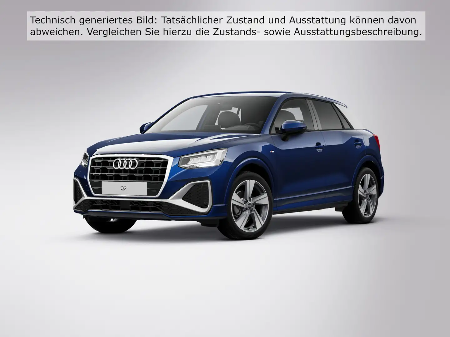 Audi Q2 35 TFSI 2x S Line Navi RFK SHZ Blau - 2