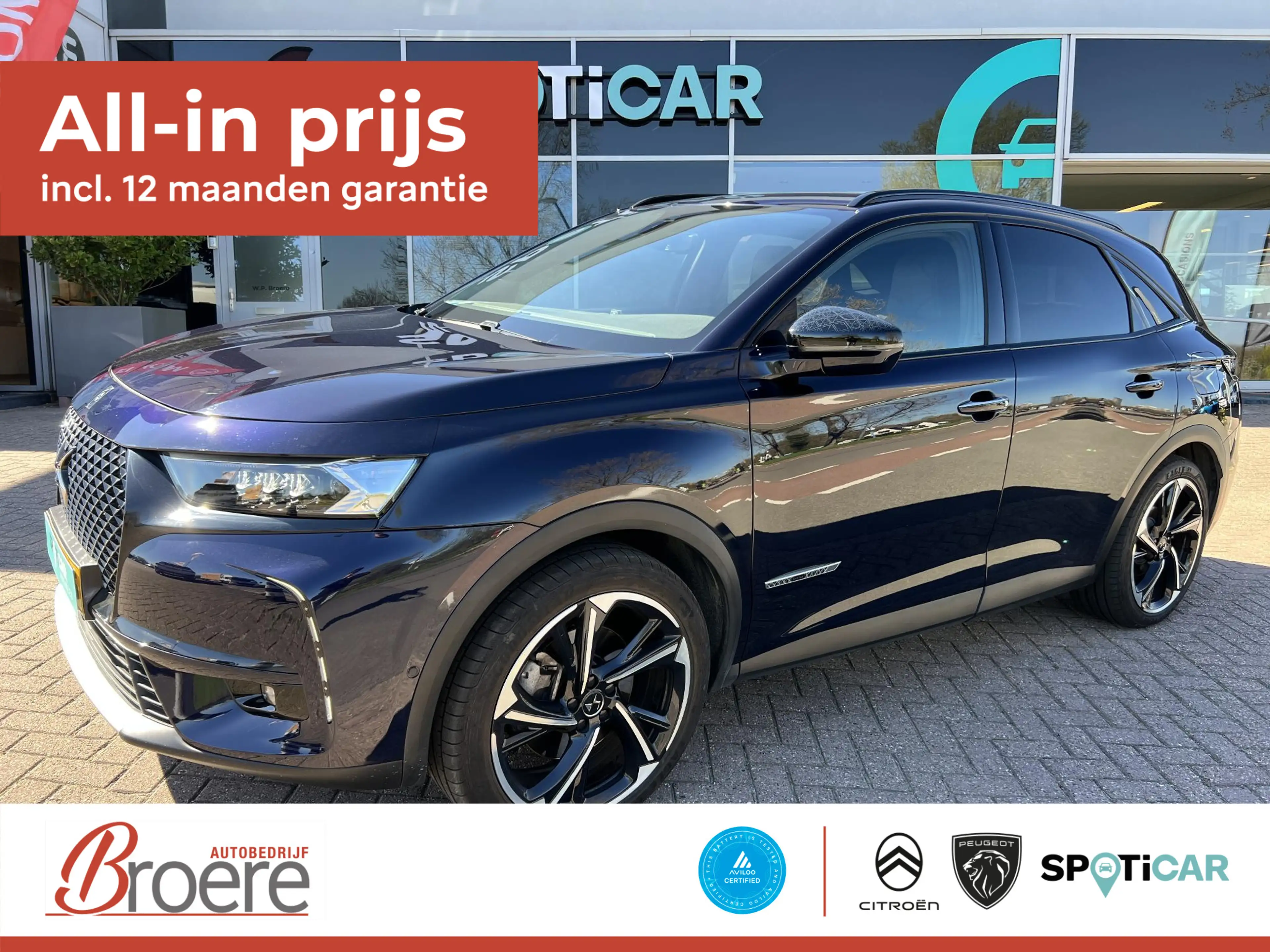 DS Automobiles DS 7 1.6 E-TENSE 300pk Aut 4x4 Louvre night vision, ele
