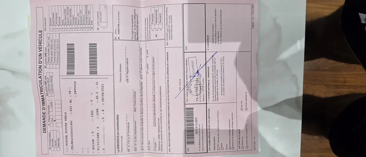 Toyota Yaris AVEC CERTIFICAT D'IMMATRICULATION, foto 4