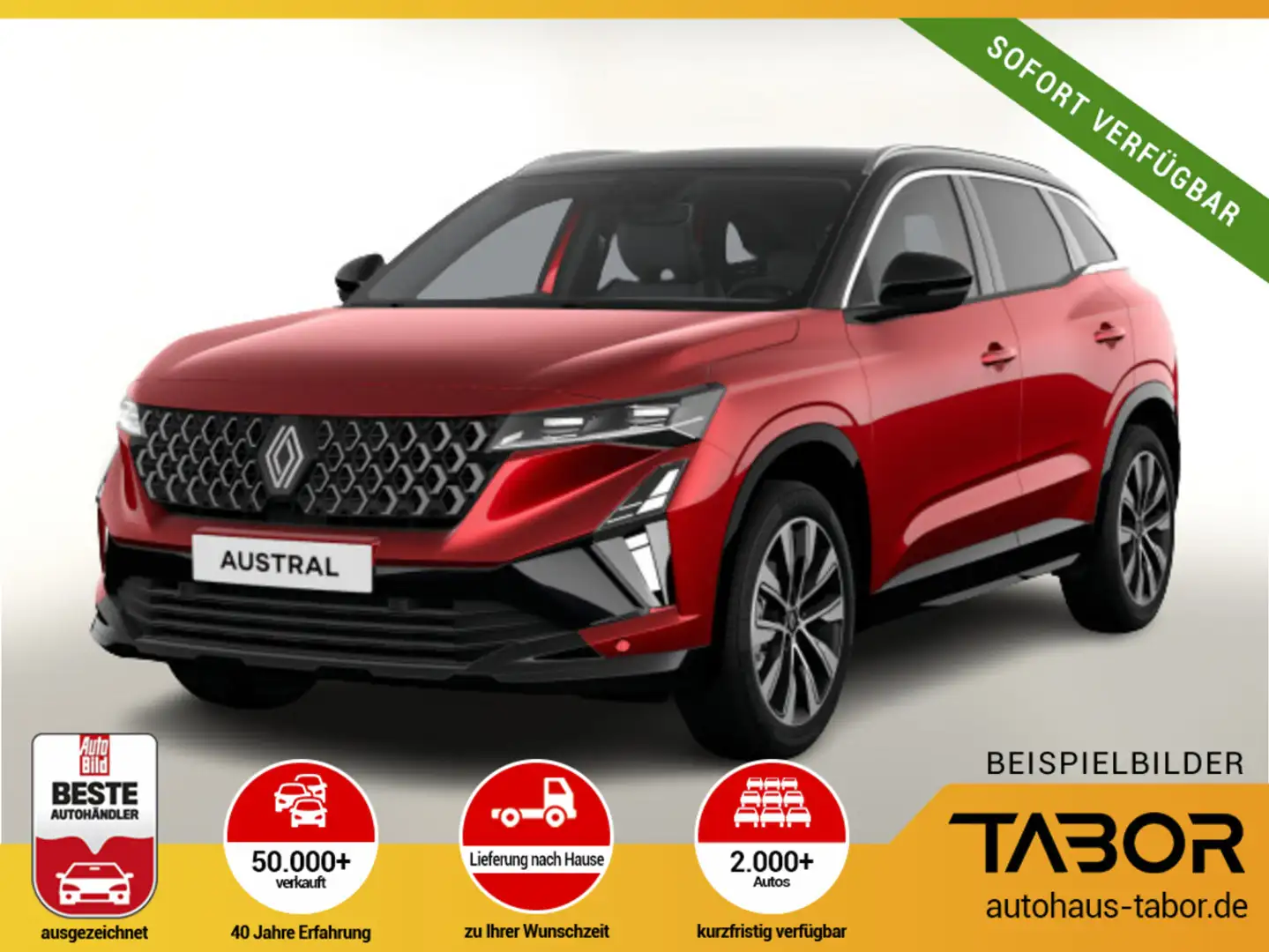 Renault Austral Techno Mild Hybrid 160 Automatik Rot - 1