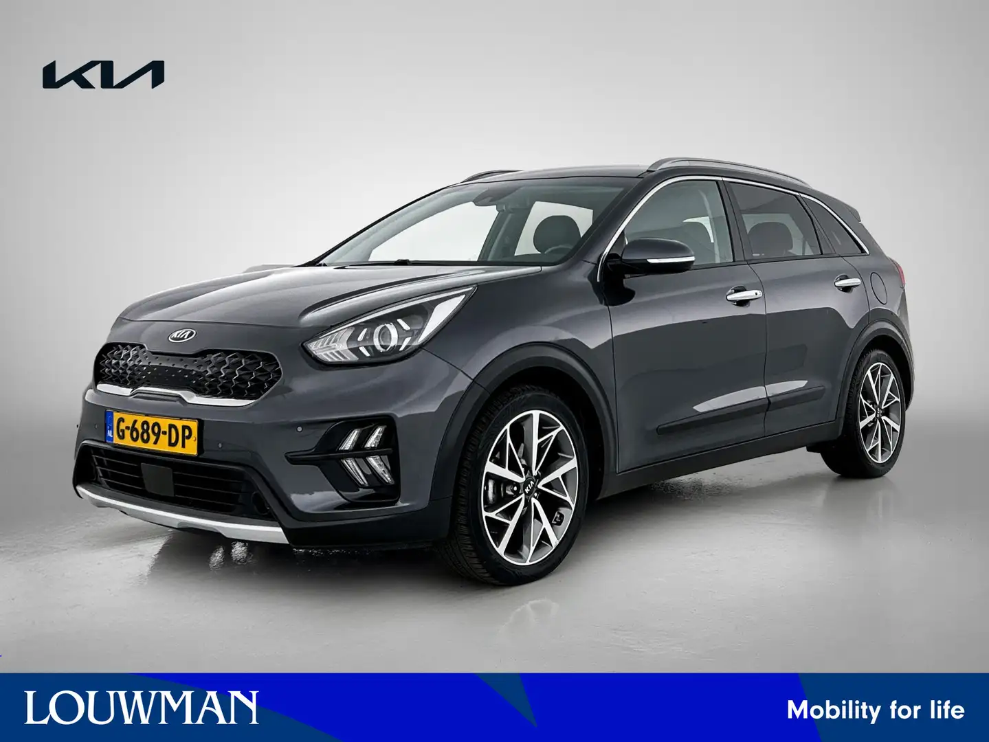 Kia Niro 1.6 GDi Hybrid DynamicPlusLine | Trekhaak &  All s Grijs - 1