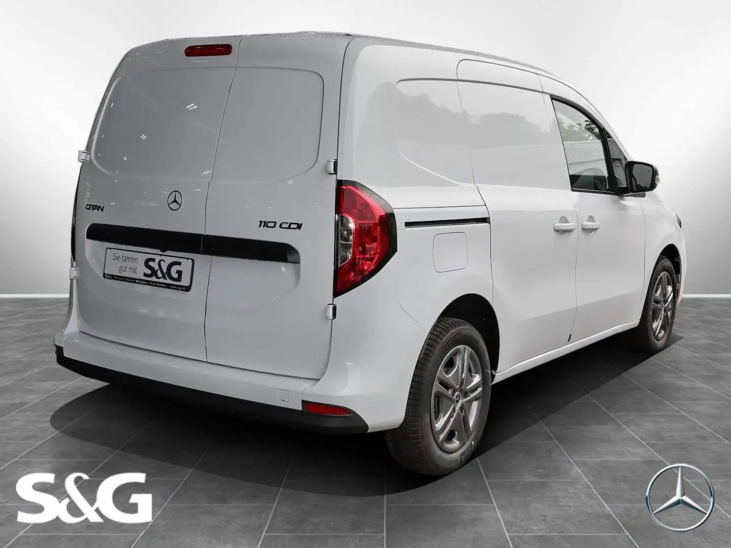 Mercedes-Benz Citan 110 PRO Kasten MBUX+RüKam+Totwin+Holzfußbo Weiß - 2